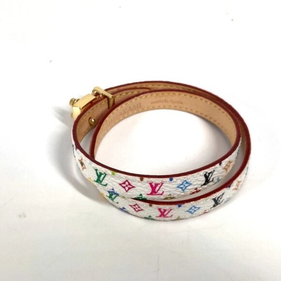 LOUIS VUITTON M8966E Takashi Murakami Bracelet-LV Signature Double bracelet - Picture 5 of 14